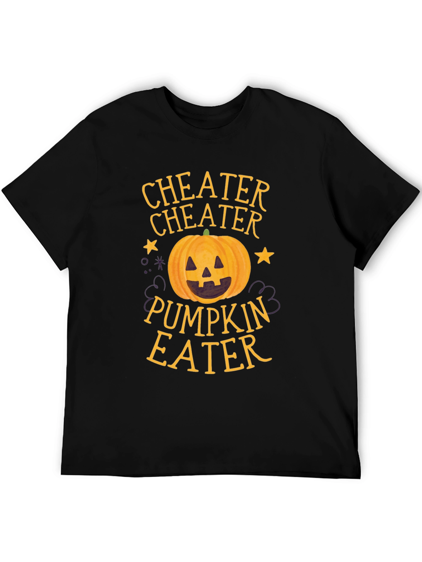 Camiseta Negra Cheater Pumpkin Eater Halloween
