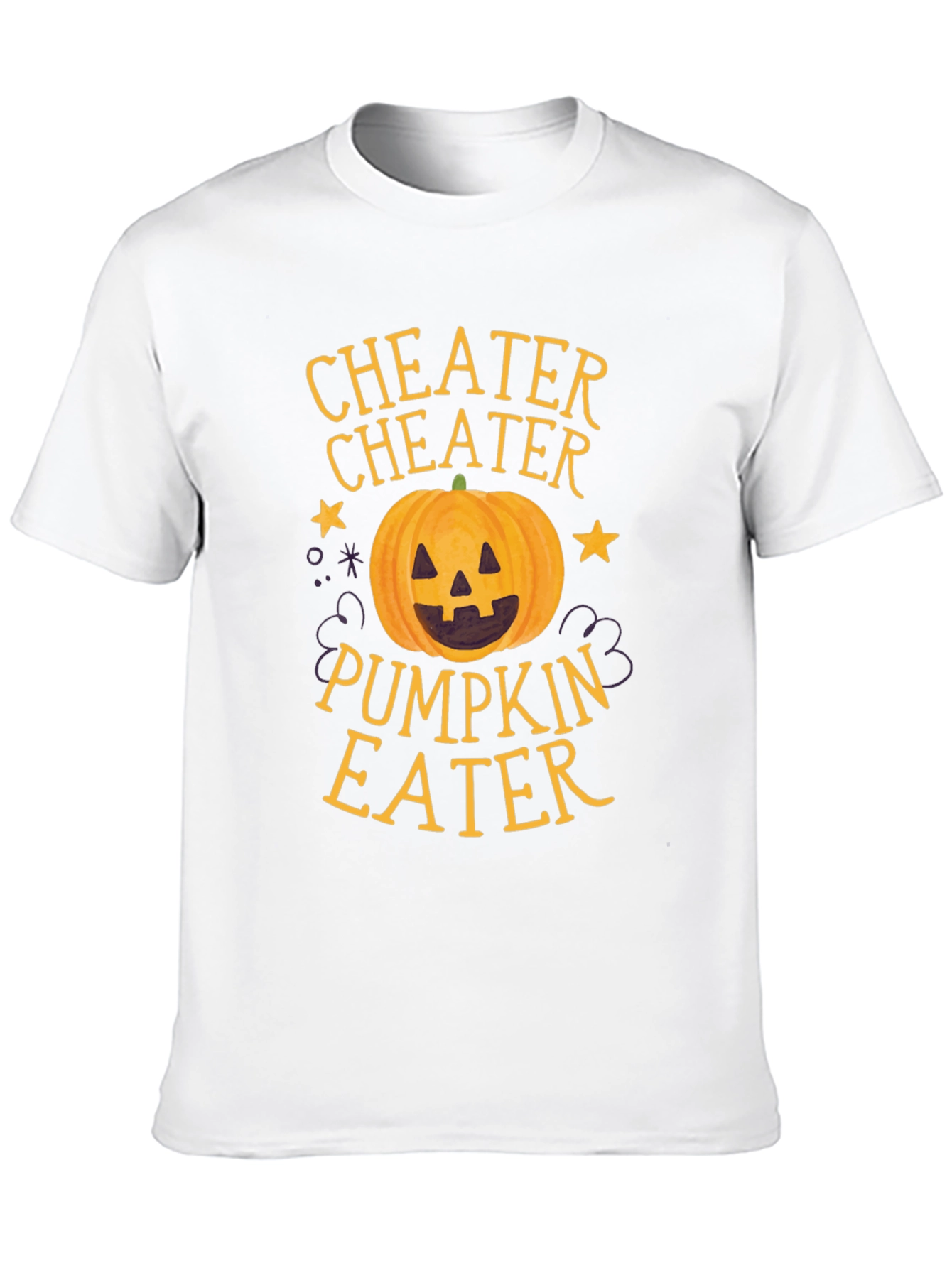 Camiseta Negra Cheater Pumpkin Eater Halloween