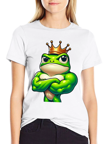 Camiseta Hombre Rana Rey Musculosa Negra