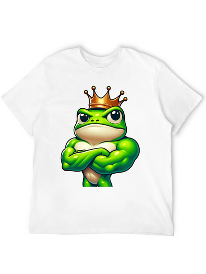 Camiseta Hombre Rana Rey Musculosa Negra