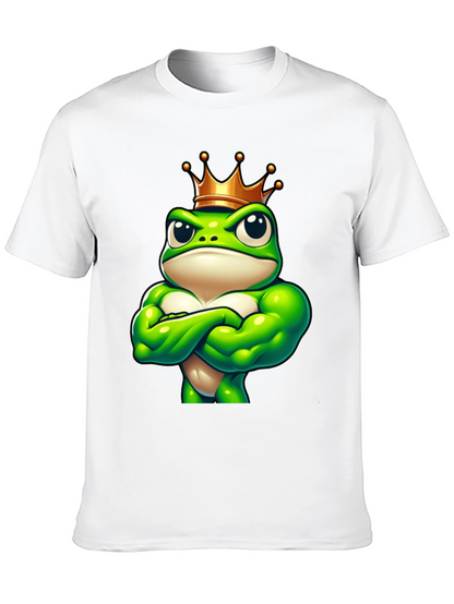 Camiseta Hombre Rana Rey Musculosa Negra