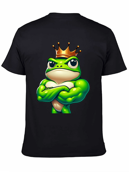 Camiseta Hombre Rana Rey Musculosa Negra