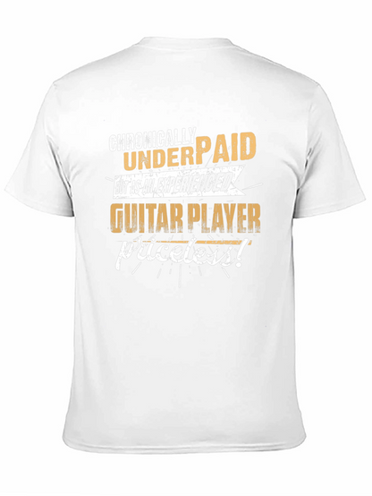 Camiseta Negra: Guitarrista Experimentado - ¡Invaluable!
