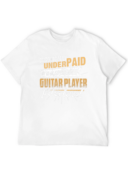 Camiseta Negra: Guitarrista Experimentado - ¡Invaluable!