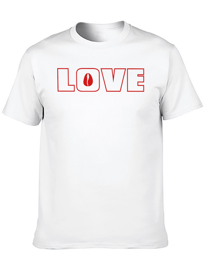 Camiseta Negra Love con Diseño de Columna Vertebral