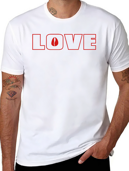 Camiseta Negra Love con Diseño de Columna Vertebral