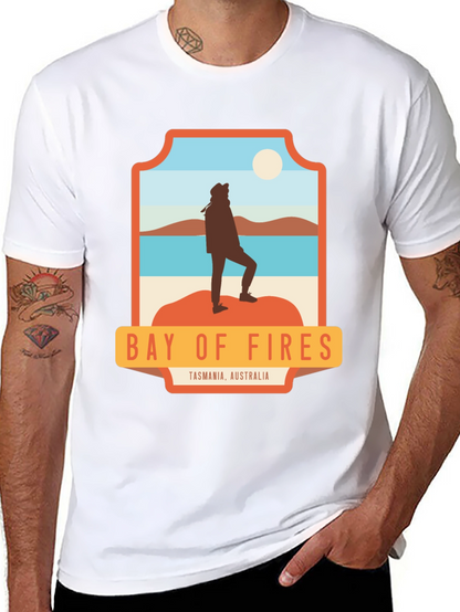 Camiseta Hombre Bay of Fires Tasmania Australia