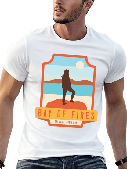 Camiseta Hombre Bay of Fires Tasmania Australia