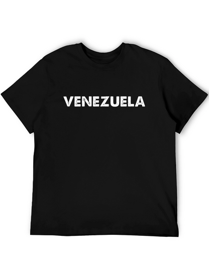 Camiseta Negra Venezuela - Diseño Casual y Confortable