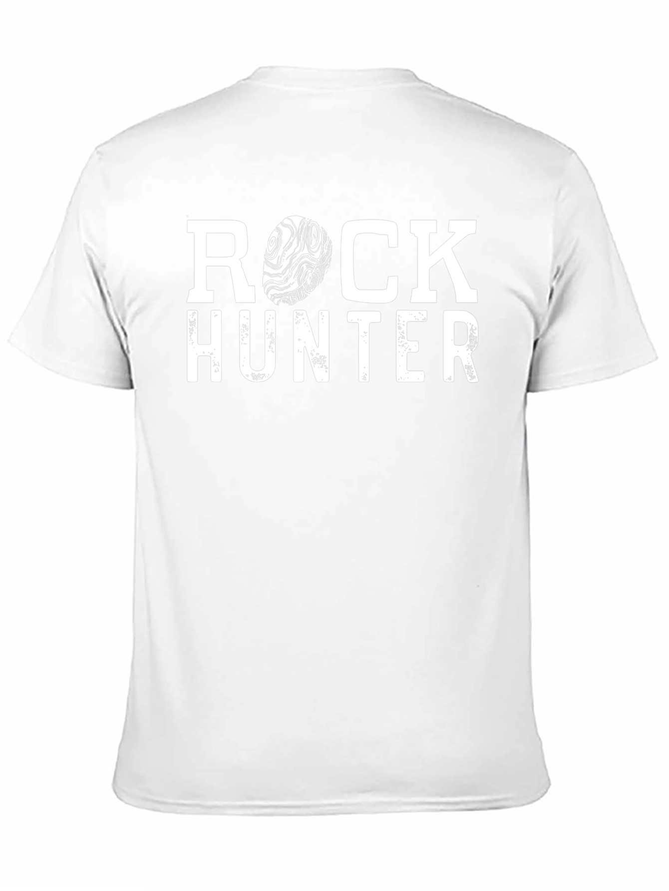 Camiseta Negra Rock Hunter para Amantes de la Geología