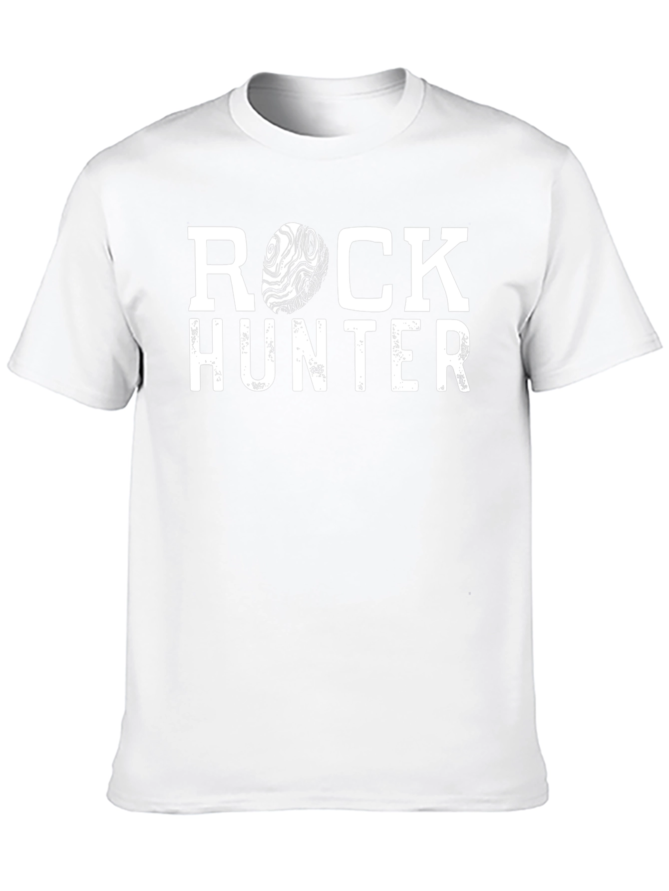 Camiseta Negra Rock Hunter para Amantes de la Geología