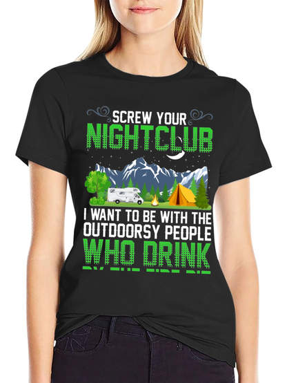 Camiseta Negra Screw Your Nightclub
