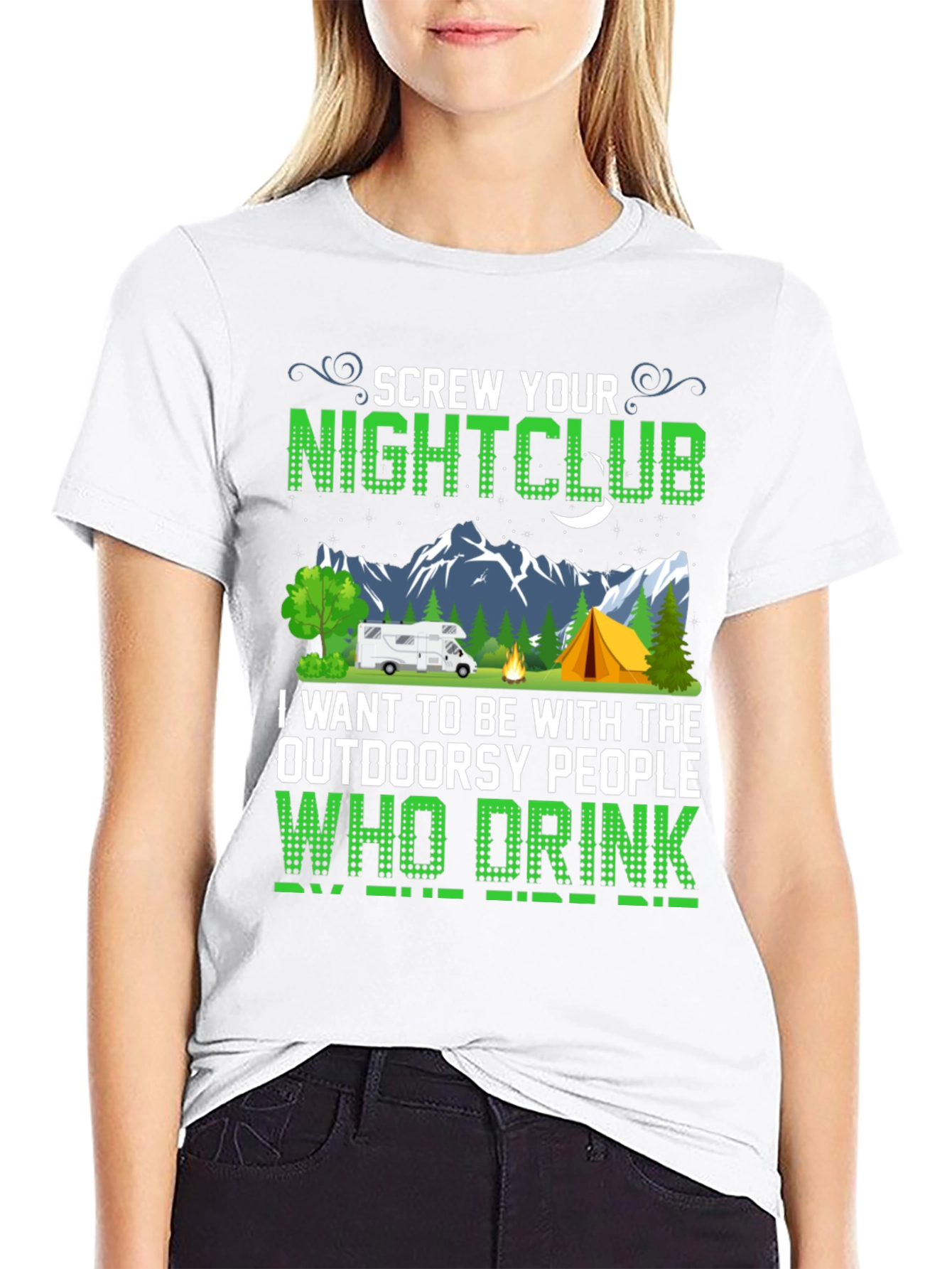 Camiseta Negra Screw Your Nightclub