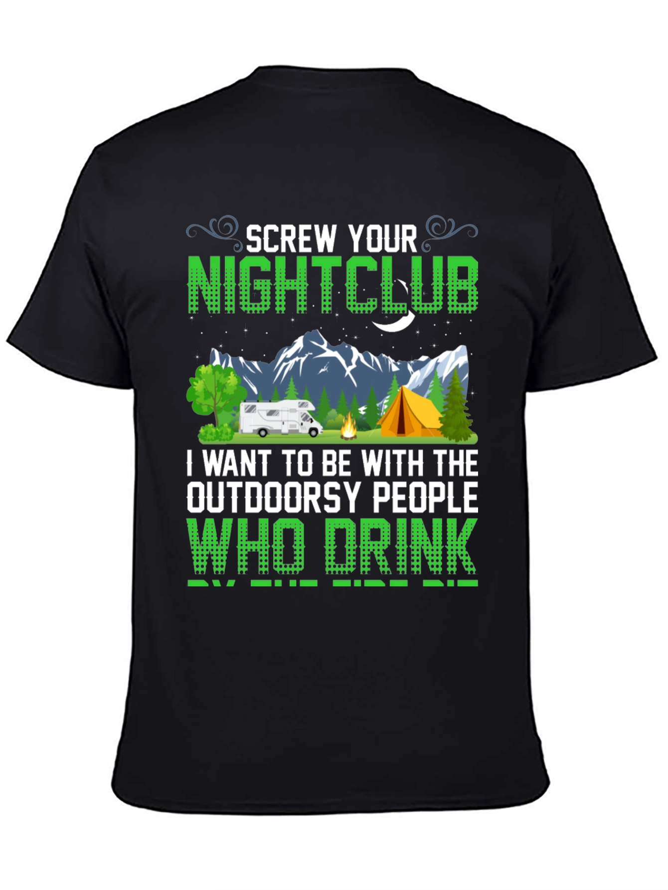 Camiseta Negra Screw Your Nightclub