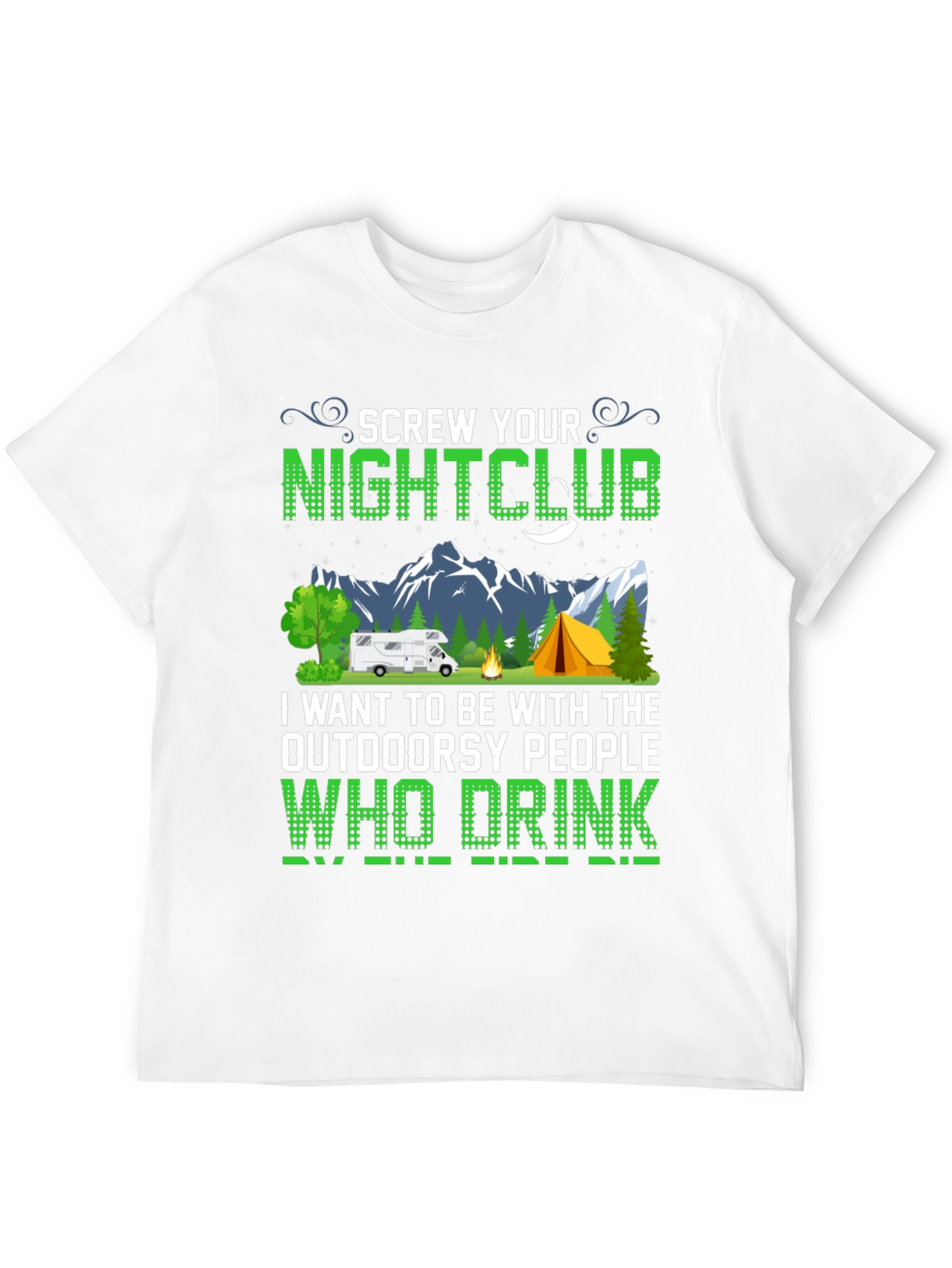 Camiseta Negra Screw Your Nightclub