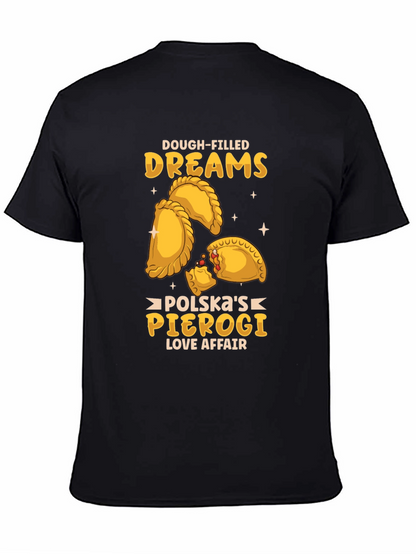 Camiseta Negra Sueños de Pierogi Polacos