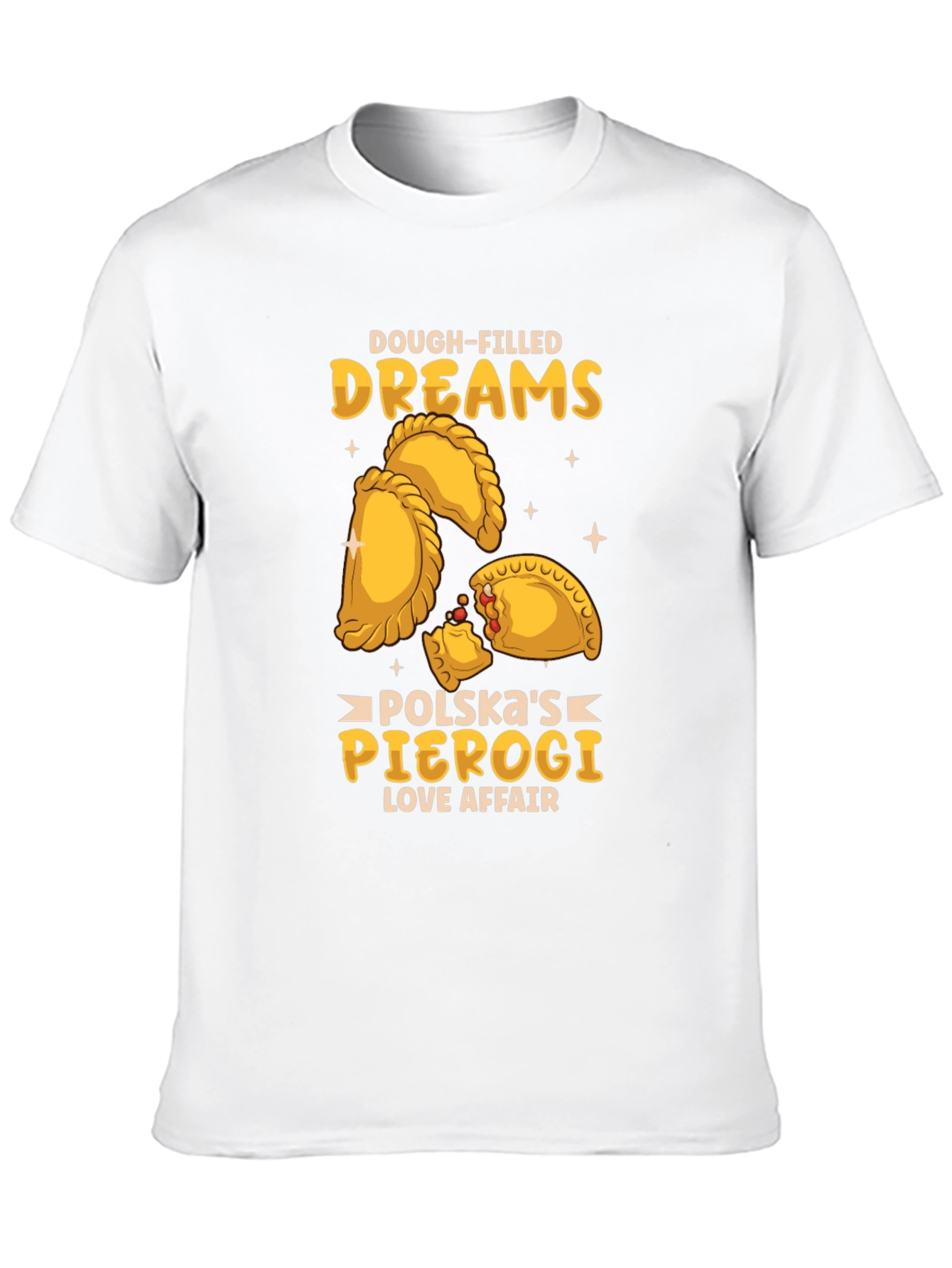 Camiseta Negra Sueños de Pierogi Polacos