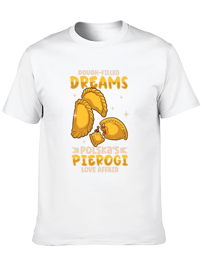 Camiseta Negra Sueños de Pierogi Polacos
