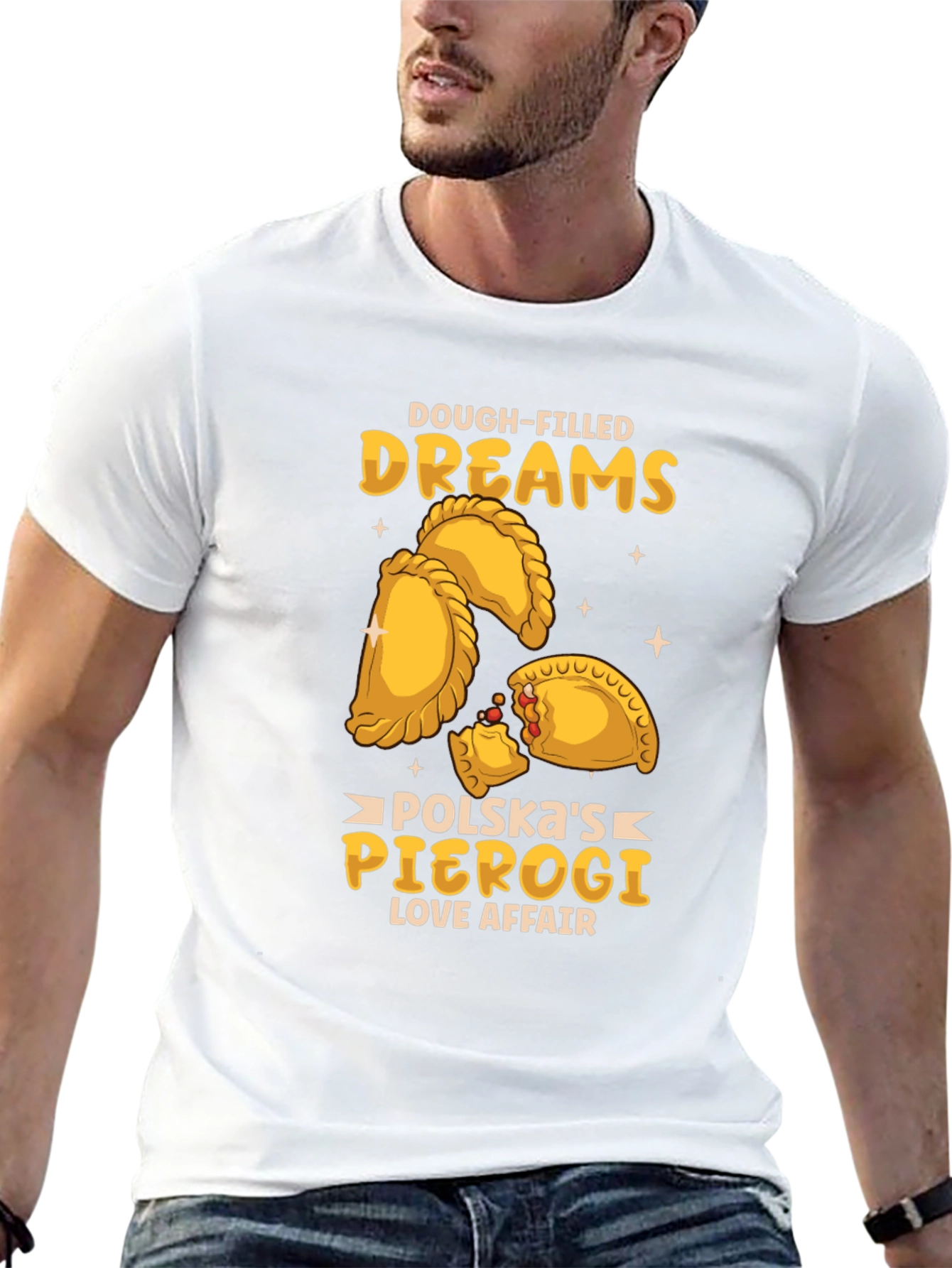 Camiseta Negra Sueños de Pierogi Polacos