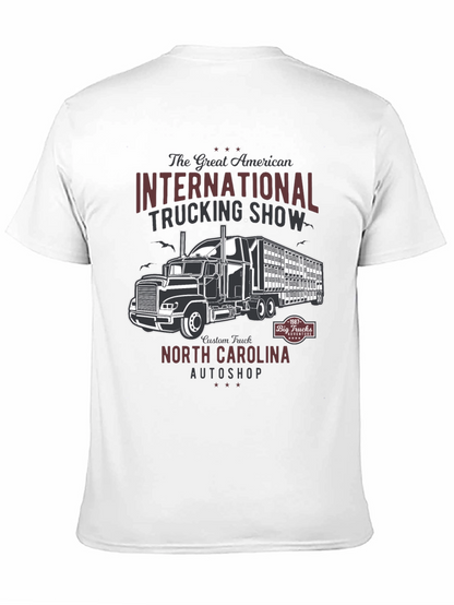 Camiseta Negra Trucking Show Americana