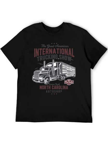 Camiseta Negra Trucking Show Americana