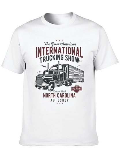 Camiseta Negra Trucking Show Americana