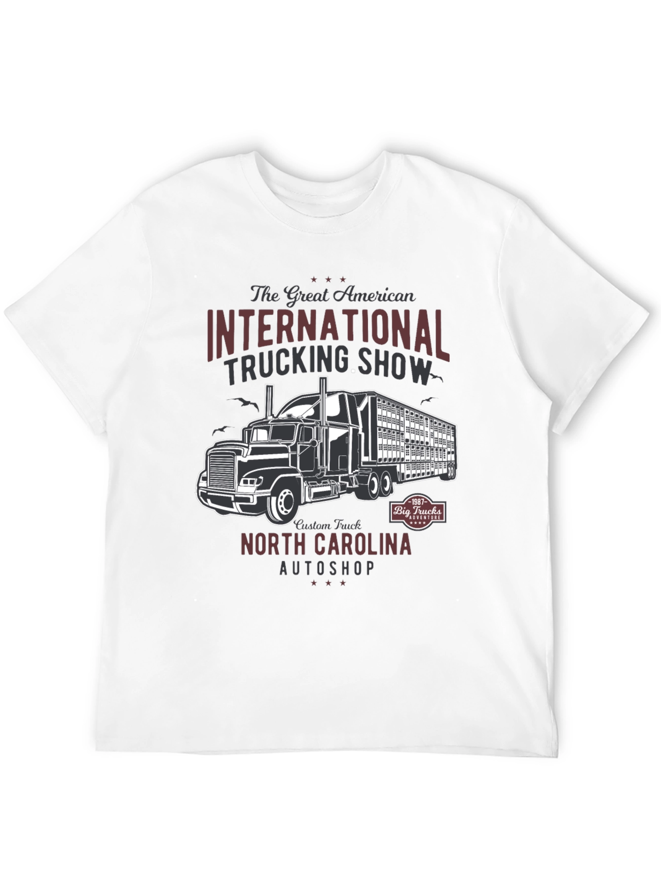 Camiseta Negra Trucking Show Americana
