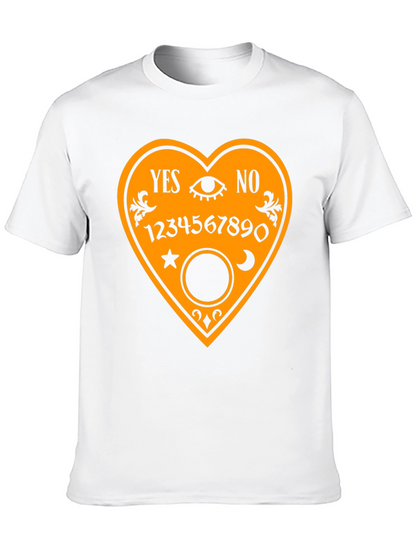 Camiseta Negra con Diseño de Tabla Ouija