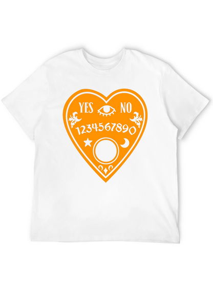 Camiseta Negra con Diseño de Tabla Ouija