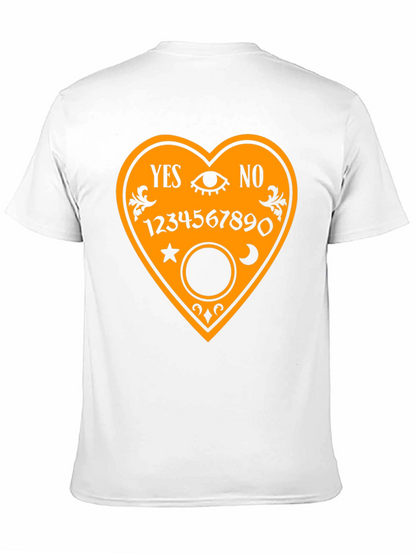 Camiseta Negra con Diseño de Tabla Ouija