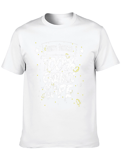 Camiseta Negra Divertida - 100% Posibilidad de Diversión