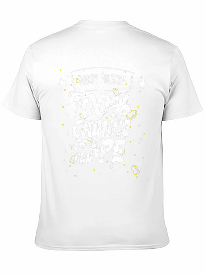 Camiseta Negra Divertida - 100% Posibilidad de Diversión
