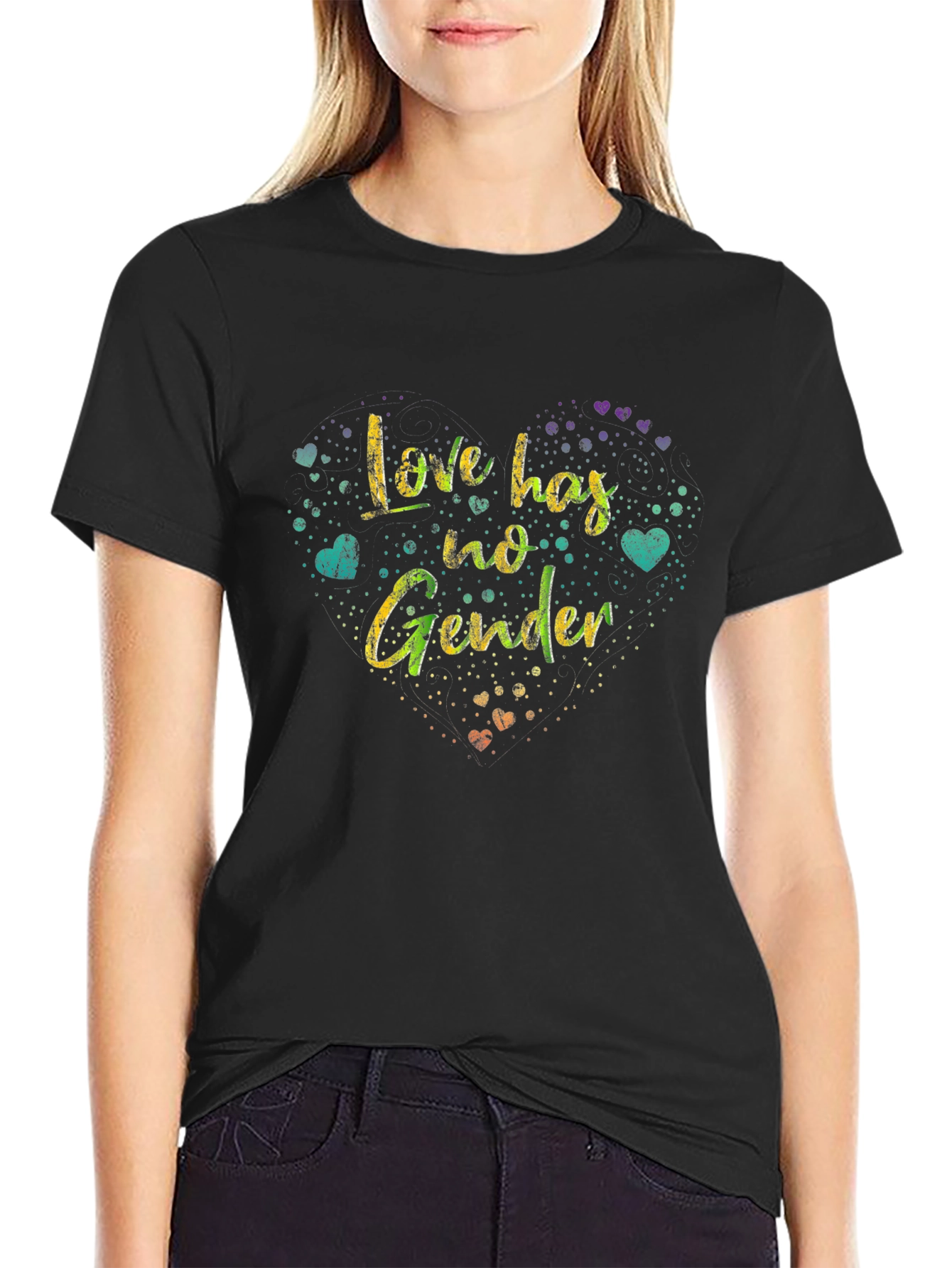 Camiseta Unisex Love has no Gender Orgullo LGBTQ+