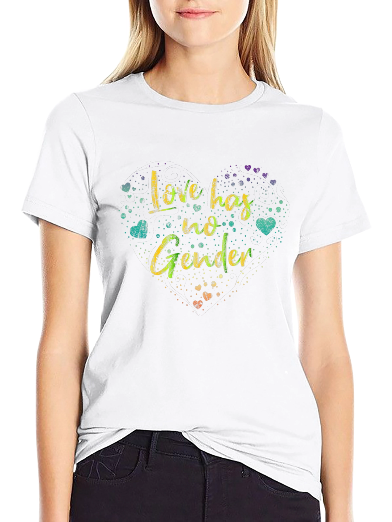 Camiseta Unisex Love has no Gender Orgullo LGBTQ+