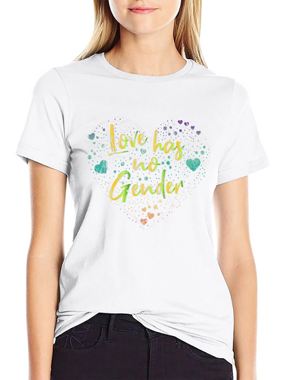 Camiseta Unisex Love has no Gender Orgullo LGBTQ+