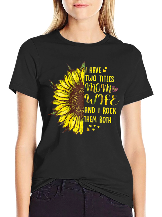 Camiseta Mujer: Mamá Esposa ¡Lo Rifa!