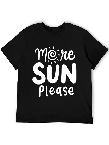 Camiseta Negra More Sun Please