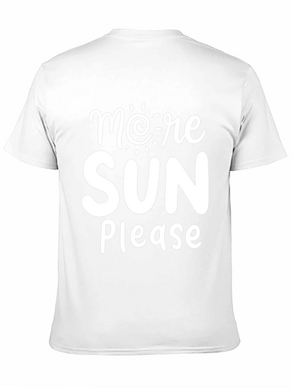 Camiseta Negra More Sun Please
