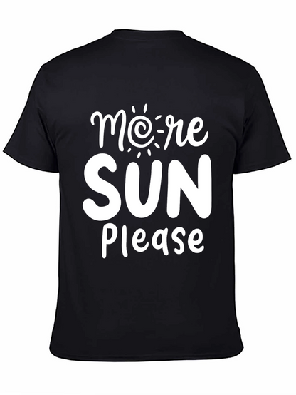 Camiseta Negra More Sun Please