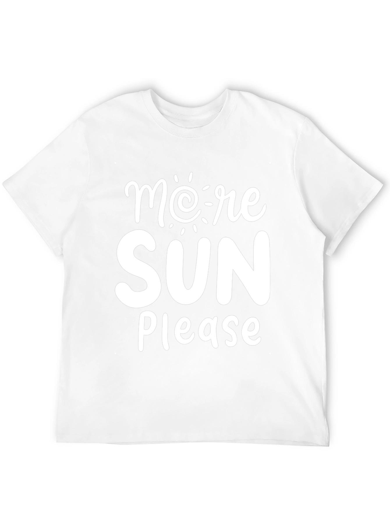 Camiseta Negra More Sun Please