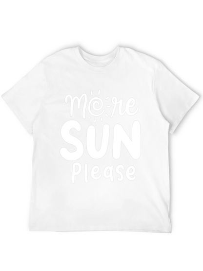 Camiseta Negra More Sun Please