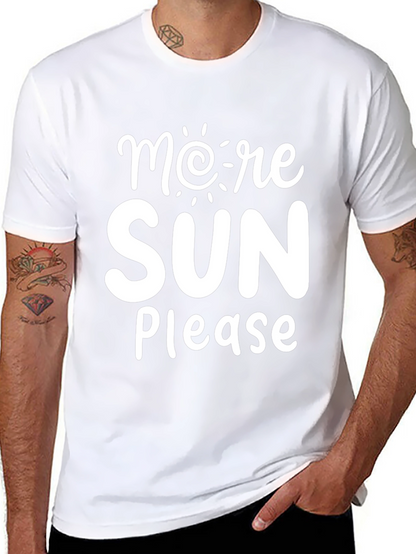 Camiseta Negra More Sun Please