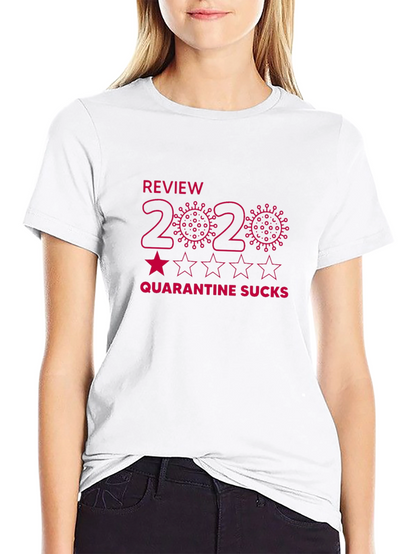 Camiseta Negra Review 2020 Quarantine Sucks