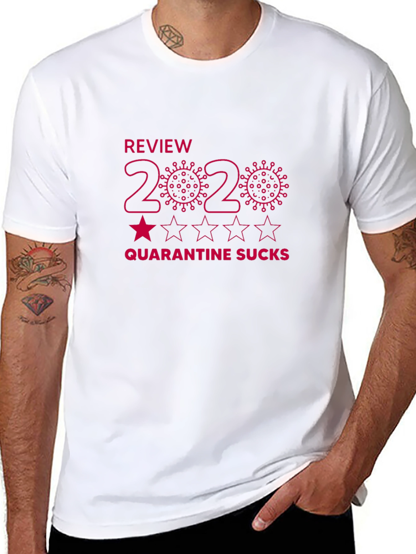 Camiseta Negra Review 2020 Quarantine Sucks
