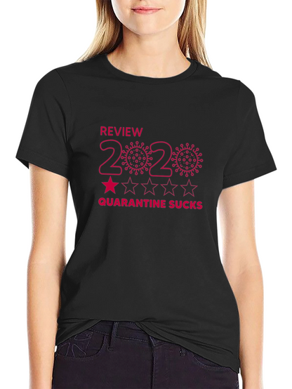 Camiseta Negra Review 2020 Quarantine Sucks