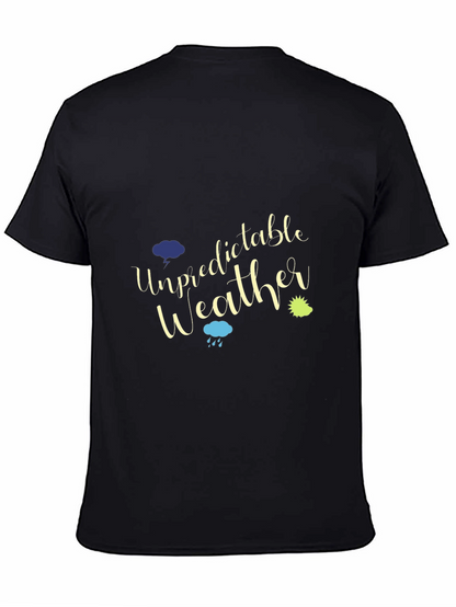 Camiseta Negra Hombre Tiempo Impredecible