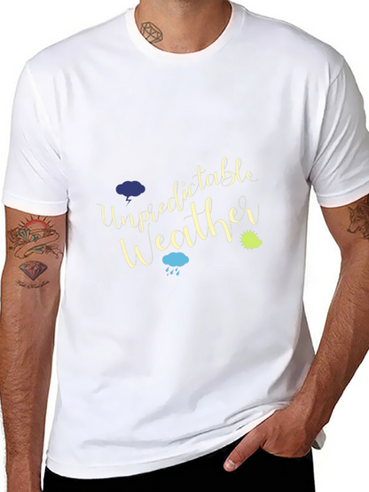 Camiseta Negra Hombre Tiempo Impredecible