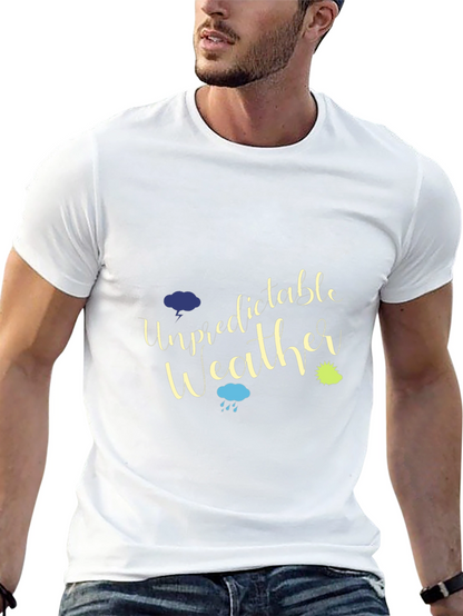 Camiseta Negra Hombre Tiempo Impredecible