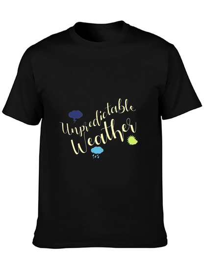Camiseta Negra Hombre Tiempo Impredecible