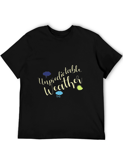 Camiseta Negra Hombre Tiempo Impredecible